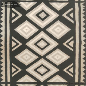 Tapete tejido con diseño zapoteca muy antiguo