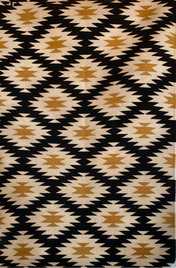 Zapotec Yellow Bows wool rug